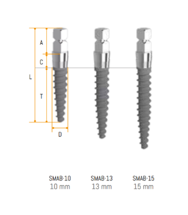 SD SQUARE HEAD Ø 2.4 mm