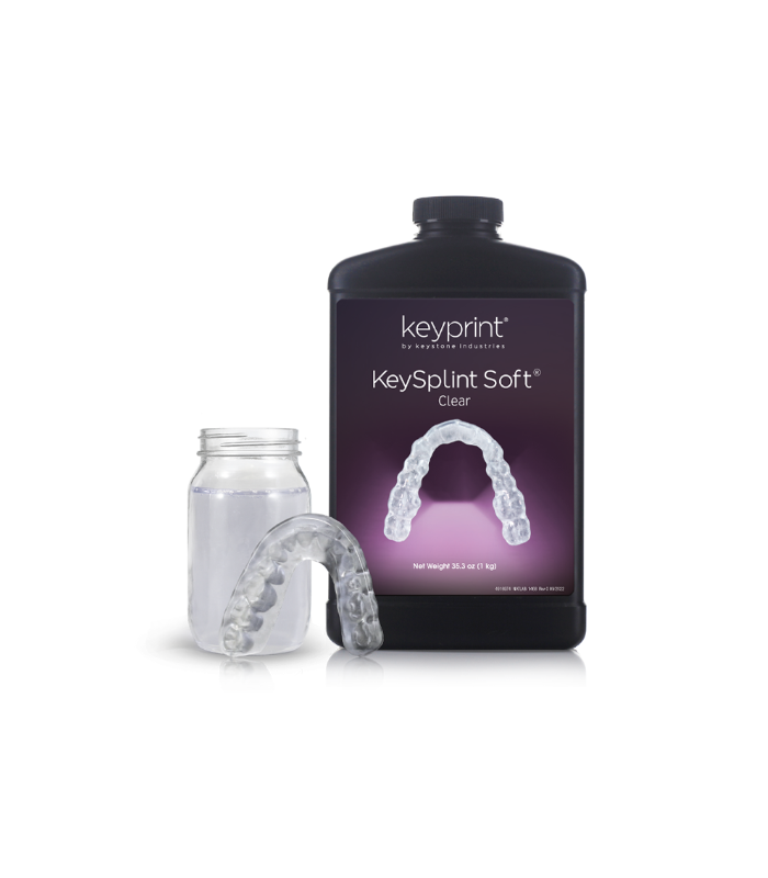 RESINA KEYSPLINT SOFT CLEAR