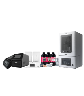 Full Solution: Lumii Printer + Wash + Mixer & ResinStudy Model, Water Washable, Orthomodel